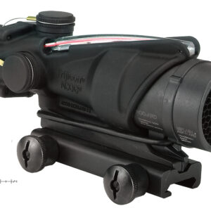 Trijicon 100226 ACOG Black Hardcoat Anodized 4x32mm Illuminated Red Chevron Reticle