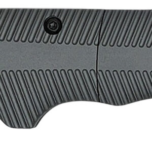 Templar Knife Cali Auto Assist 1.90" Folding Drop Point Plain Cali D2 Steel Blade, 3.56" Gunmetal Anodized Aluminum Handle