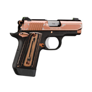 Kimber Mfg, Inc 3300174 Micro 9 9mm Luger 7+1 3.15" Stainless Ramped Steel Barrel, Rose Gold PVD Stainless Steel Serrated Slide, Matte Black Aluminum Frame, Black/Rose Gold G10 Grip