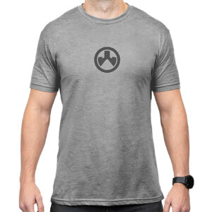 Magpul MAG1115-041-S Go Bang Parts  Stone Gray Heather Cotton/Polyester Short Sleeve Small