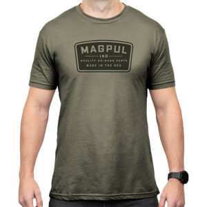 Magpul MAG1526-316-S Go Bang Parts Olive Drab Heather Cotton/Polyester Short Sleeve Small