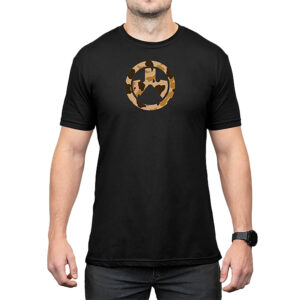 Magpul MAG1527-001-M Raider Camo Icon CVC  Black Cotton/Polyester Short Sleeve Medium