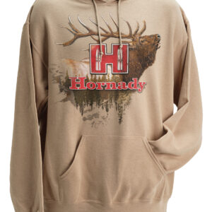 Hornady 99612XXL Elk 2XL Tan/Khaki Hoodie Poly-Cotton