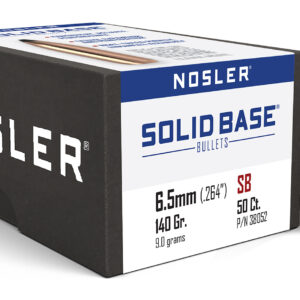 Nosler 38052 Solid Base 6.5mm 140gr Soft Point 50CT