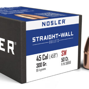 Nosler 38068 Straight Wall 458Cal 300gr Power Point 50CT