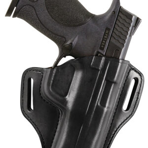 Bianchi 23942 57 Remedy OWB Size 12 Black Leather Belt Slide Fits Colt 1911 Commander Right Hand