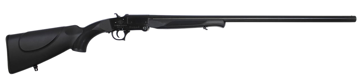 ATI ATIG20NMD26 Nomad 20 Gauge Break Open 3" 1rd 26" Matte Black Single Shot Vent Rib Barrel & Receiver, Fixed Black Synthetic Stock