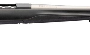 Browning 036118299 X-Bolt 2 Western Hunter Special Full Size 6.8 Western 3+1 24" Matte Stainless Threaded Barrel, Matte Stainless Steel Drilled & Tapped Receiver, Black Adj Comb Synthetic, Stock Right