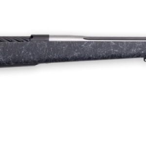 Weatherby MAM01N25RWR6B Mark V Accumark 25 WBY RPM 4+1 24" Spun Stainless w/Graphite Black Cerakote Fluted Threaded Barrel, Graphite Black Cerakote Steel Drilled & Tapped Receiver, Matte Black w/Spide