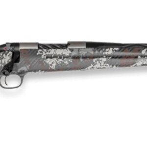 Weatherby MBP01N270NR3B Mark V Capra 270 Win 2+1 21" Graphite Black Cerakote Fluted Threaded Barrel Titanium Receiver Drilled & Tapped Receiver Exposed Carbon w/Gray, White & Rust Sponge Accents Fixed