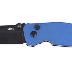 CRKT 2474BDC SQUID BUTTON LOCK 2.27 BLUE