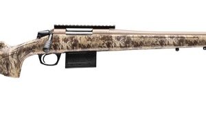 CVA CR4052 Cascade Varmint Hunter 22-250 Rem 10+1 20" Flat Dark Earth Cerakote Threaded Barrel & Receiver w/Picatinny Rail, Krytek Highlander Adj Comb & LOP Synthetic Stock