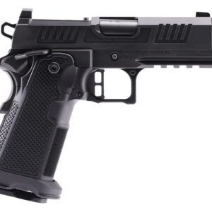 Alpha Foxtrot AA47X1QIG-XDBK19 AF1911 Romulus 9mm Luger 20+1 3.50" Black DLC Stainless Steel Threaded Compensated Barrel, Optic Ready/Serrated Slide & Frame w/Beavertail & Picatinny Rail, Aluminum Gri
