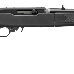 Ruger 32011 10/22 Takedown 22 LR 10+1 16.40" Satin Black Alloy Steel Threaded Barrel & Receiver w/Scope Rail, Black Fixed Synthetic Stock