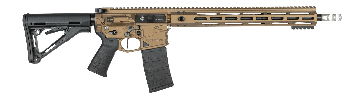 Nemo Arms BL-223W-16R Battle-Light 223 Wylde 10+1 16" Black Threaded Barrel, Burnt Bronze Aluminum Receiver w/Picatinny Rail, M-LOK Handguard, Magpul CTR Black Polymer Stock, Magpul MOE Grip, Ambidex