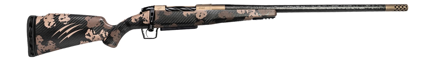 Fierce Firearms ROGSCX65PRC22BRS Carbon Rogue XP 6.5 PRC 3+1 22" Carbon Fiber Match Grade Threaded Barrel, Smoked Bronze Cerakote Steel Drilled & Tapped Receiver, BiPod Rail Forend, Sonora Ambush Camo
