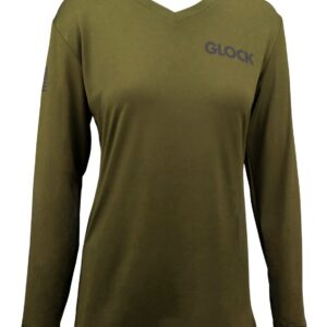 GLK AP96429 LADIES PERFORMANCE SHIRT GRN XL