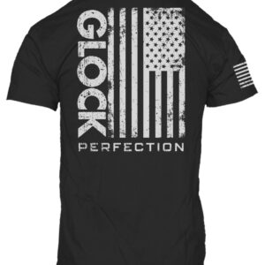 GLK AP96392 PERFECTION FLAG TEE M   BLK