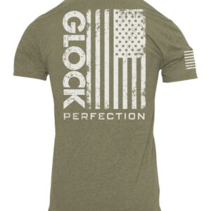 GLK AP96398 PERFECTION FLAG TEE M   GRN
