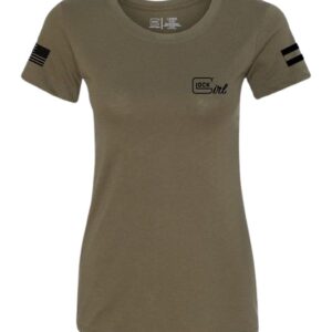 GLK AP96371 GLOCK GIRL FLAG TEE 2XL GRN