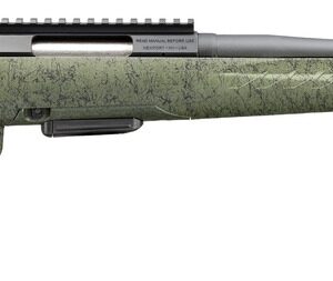 Glenfield 52008 Model A Full Size 223 Rem 5+1 20" Matte Black Threaded Barrel, Matte Black Alloy Steel Receiver w/Picatinny Rail, Moss Green Splatter Fixed Synthetic Stock, Right Hand