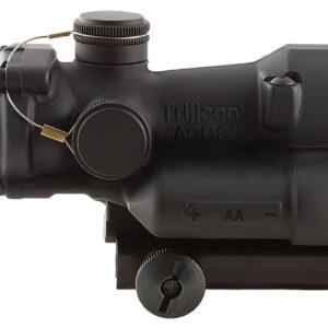 Trijicon 100432 ACOG 4x 32mm Obj 36.80 ft @ 100 yds FOV Matte Black Finish LED Illuminated Green Crosshair 300 Blk