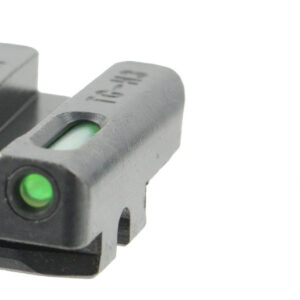 TruGlo TG13WA3PC TFX Pro Black | Green Tritium & Fiber Optic Orange Outline Front Sight Green Tritium & Fiber Optic Rear Sight