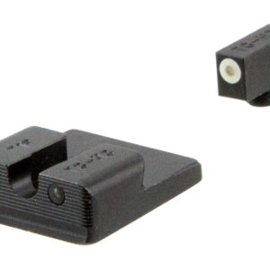 TruGlo TG231T2W Tritium Pro Black | Green Tritium White Outline Front Sight Green Tritium Rear Sight