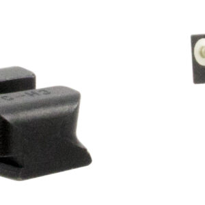 TruGlo TG231W1W Tritium Pro Black | Green Tritium White Outline Front Sight Green Tritium Rear Sight