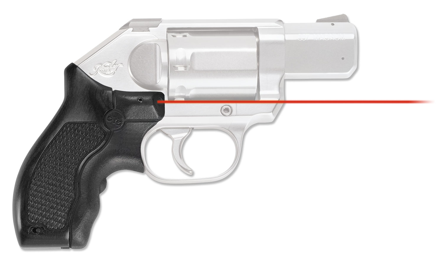 Crimson Trace 0153301 Lasergrips Master Series Kimber K6S, Red Laser Slatewood