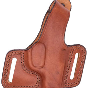 Bianchi 16862 Black Widow OWB Size 15 Tan Leather Belt Slide Compatible w/Glock 20/21/29/30/37.