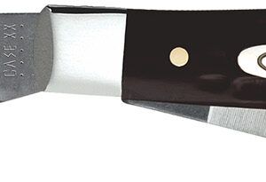 Case 00081 Stockman Small 2"/1.5"/1.49" Folding Clip/Sheepfoot/Pen Plain As-Ground Stainless Steel Blade/ Brown Jigged Synthetic Handle