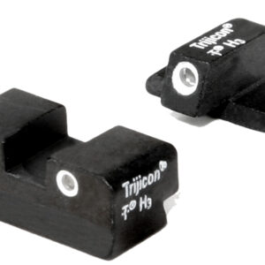 Trijicon 600448 Bright & Tough Night Sights Green/Tritium White Outline Front Sight-Green/Tritium White Outline Rear Sight Sig Sauer P225/P226/P228 #8 Front/#8 Rear