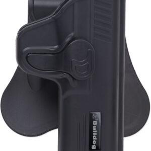 Bulldog RRG17 Rapid Release  OWB Black Polymer Paddle Compatible w/Glock 17 Right Hand