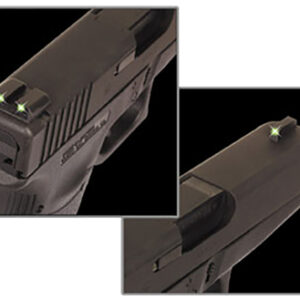 TruGlo TG231X Tritium Black | Green Tritium Front Sight Green Tritium Rear Sight