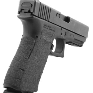 Talon Grips 381G Adhesive Grip Compatible w/Glock 17/19x/22/24/31/34/35/37/45/47 Gen5 w/Large Backstrap, Black Textured Granulate