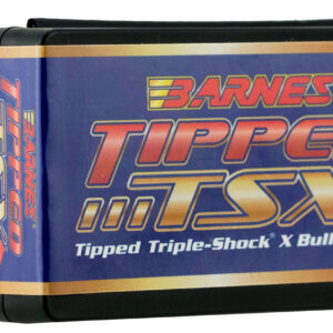 Barnes Bullets 30220 Tipped TSX 25Cal 100gr TTSX Boat Tail 50/Box