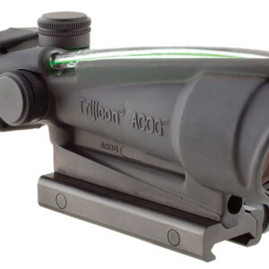 Trijicon 100163 ACOG Black Hardcoat Anodized 3.5x 35mm Illuminated Green Crosshair .223/5.56 BDC Reticle
