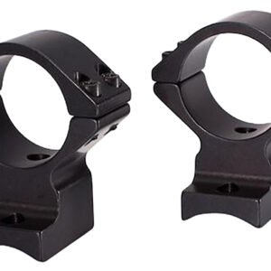 Talley 94X725 Scope Mount/Ring Combo  Extended Black Anodized 1" Tube Savage Round Receiver with AccuTrigger (110 Series/A17/A22) Medium Rings