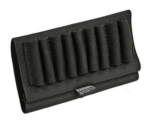 Blackhawk 74SH00BK Buttstock Shell Holder Black Nylon 9rd Rifle