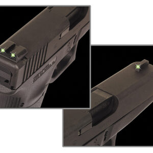 TruGlo TG231MP Tritium Black | Green Tritium Front Sight Green Tritium Rear Sight