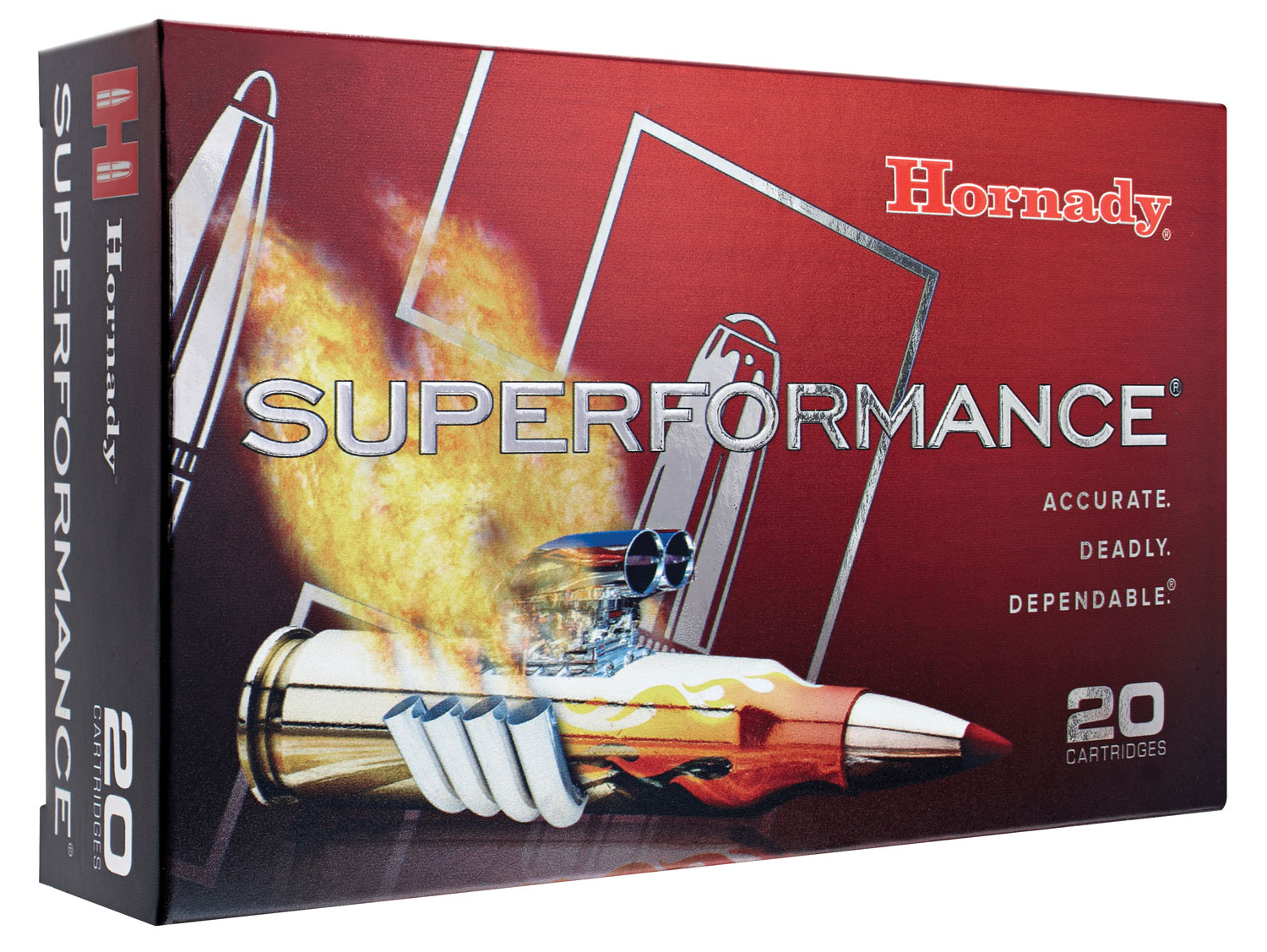 Hornady 81663 Superformance 6mm 95gr Super Shock Tip 20 Per Box/10 Case