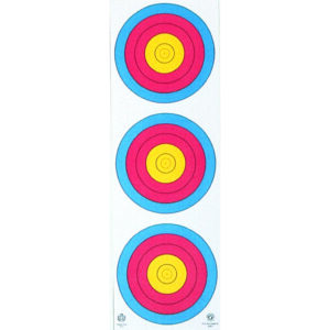 Maple Leaf Target Face 3-Spot Vertical 25 pk.