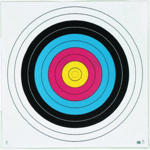 Maple Leaf Target Face FITA 10-Ring 80 cm. 25 pk.