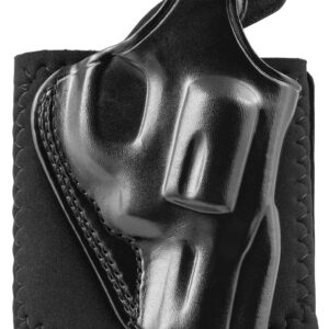 Galco AG298B Ankle Glove Size Fits Ankles up to 13" Black Leather Hook & Loop Compatible w/Glock 29/30/30S Right Hand