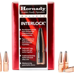 Hornady 2640 InterLock 6.5mm .264 160 gr Round Nose 100 Per Box/ 15 Case