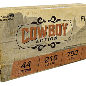 Fiocchi 44SCA Cowboy Action 44S&WSpl 210gr Lead Flat Point 50 Per Box/10 Case