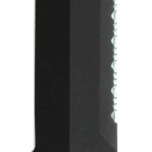 Ka-Bar 2217 Big Brother 9.38" Fixed Clip Point Part Serrated Black 1095 Cro-Van Blade, Brown Leather Handle, Includes Sheath