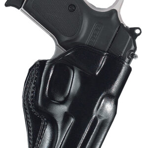 Galco SG652B Stinger OWB Black Leather Belt Loop Fits S&W M&P Shield Fits S&W M&P Shield Plus Fits S&W M&P Shield 2.0 Right Hand