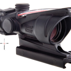 Trijicon 100233 ACOG Black Hardcoat Anodized 4x32mm Illuminated Red Crosshair .223/5.56 BDC Reticle